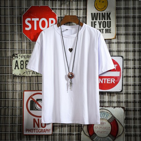 yasuguoji new 2019 summer casual pure solid short sleeve t-shirt men loose o-neck t shirts plus size cotton tshirt men tees, White;black
yasuguoji new 2019 summer casual pure solid short sleeve t-shirt men loose o-neck t shirts plus size cotton tshirt men tees, White;black