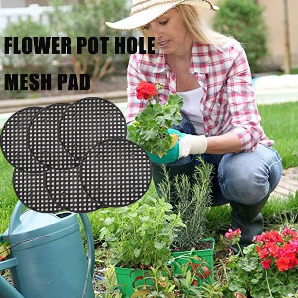 50pcs flower pot hole mesh pad bottom mat breathable drainage gasket net bottom mat prevent soil loss breathable gasket (black
50pcs flower pot hole mesh pad bottom mat breathable drainage gasket net bottom mat prevent soil loss breathable gasket (black