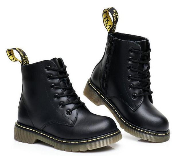 kids boy's girl's leather ankle boots toddler little kid big kid spring black martin boots with side-zipper size 26-40
kids boy's girl's leather ankle boots toddler little kid big kid spring black martin boots with side-zipper size 26-40