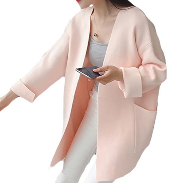 spring autumn women coat roll up sleeve deep v neck woman's knit cardigan sweater loose open front mid-long sweater coat xh097, White
spring autumn women coat roll up sleeve deep v neck woman's knit cardigan sweater loose open front mid-long sweater coat xh097, White