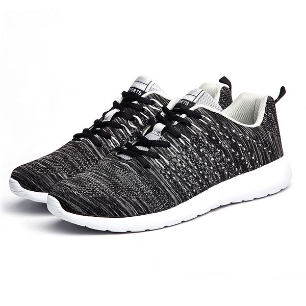 mesh sneakers men breathable lightweight shoes men lace-up fashion mens casual shoes comfortable sport big size 46, Black
mesh sneakers men breathable lightweight shoes men lace-up fashion mens casual shoes comfortable sport big size 46, Black