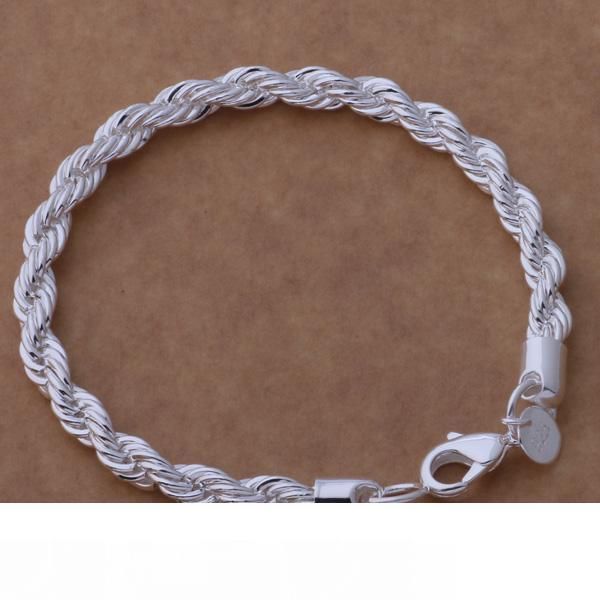 with tracking number sale 925 silver bracelet 3mm hemp rope bracelet silver jewelry 20pcs lot 1796, Black
with tracking number sale 925 silver bracelet 3mm hemp rope bracelet silver jewelry 20pcs lot 1796, Black