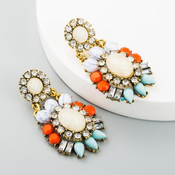 european and korean earring for woman bohemian hollowing out water stone drop earring with color rhinestone for lady, Silver
european and korean earring for woman bohemian hollowing out water stone drop earring with color rhinestone for lady, Silver