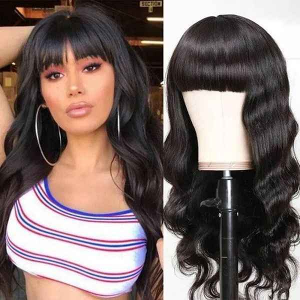 popular style body wave perruques de cheveux humains perruques brésiliennes faites à la machine avec la perruque bob courte pixie de bang, Black
popular style body wave perruques de cheveux humains perruques brésiliennes faites à la machine avec la perruque bob courte pixie de bang, Black