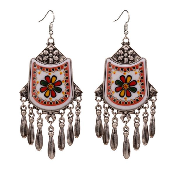 2 colors ethnic royal vintage resin shield big large statement earrings for women new fashion jewelry 2019, Silver
2 colors ethnic royal vintage resin shield big large statement earrings for women new fashion jewelry 2019, Silver