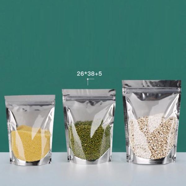 400pcs mylar stand up aluminum foil clear package pack bags for food coffee storage resealable zip lock packing bag wholesale
400pcs mylar stand up aluminum foil clear package pack bags for food coffee storage resealable zip lock packing bag wholesale