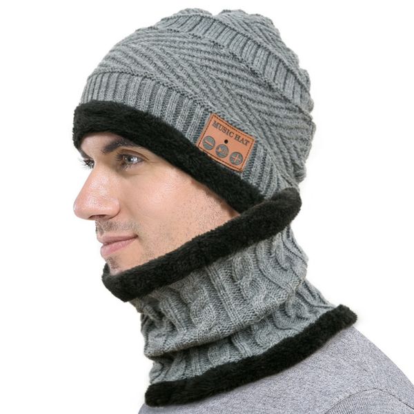 men women warm bluetooth hat with scarf earmuffs knitted music cap high fidelity support call warm mask two-piece, Black;white
men women warm bluetooth hat with scarf earmuffs knitted music cap high fidelity support call warm mask two-piece, Black;white