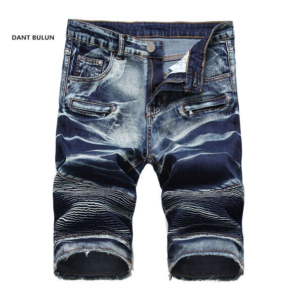 dant bulun new fashion mens biker short jeans pleated ripped motorcycle denim shorts for man with multi zippers plus size 28-42, Blue
dant bulun new fashion mens biker short jeans pleated ripped motorcycle denim shorts for man with multi zippers plus size 28-42, Blue