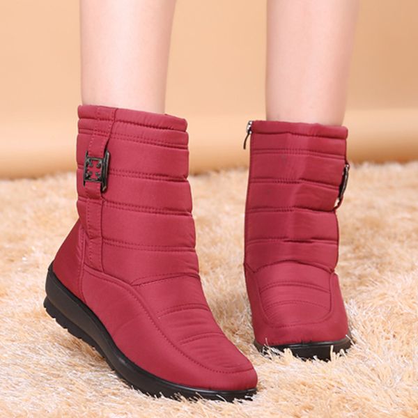 women boots plush warm snow boots female winter waterproof women shoes botas mujer booties ankle for footwear, Black
women boots plush warm snow boots female winter waterproof women shoes botas mujer booties ankle for footwear, Black