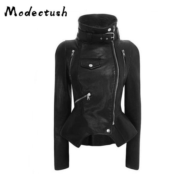 modecrush women faux pu leather jacket female mandarin collar 2019 black outerwear ladies jackets and coats winter with belt
modecrush women faux pu leather jacket female mandarin collar 2019 black outerwear ladies jackets and coats winter with belt
