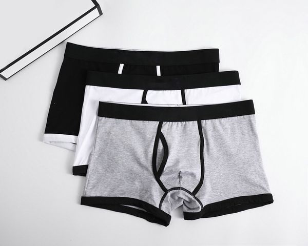 2020 designer men's underwear classic brand style luxury fashion smooth fit not tight comfortable no curling three boxes, Black;white
2020 designer men's underwear classic brand style luxury fashion smooth fit not tight comfortable no curling three boxes, Black;white