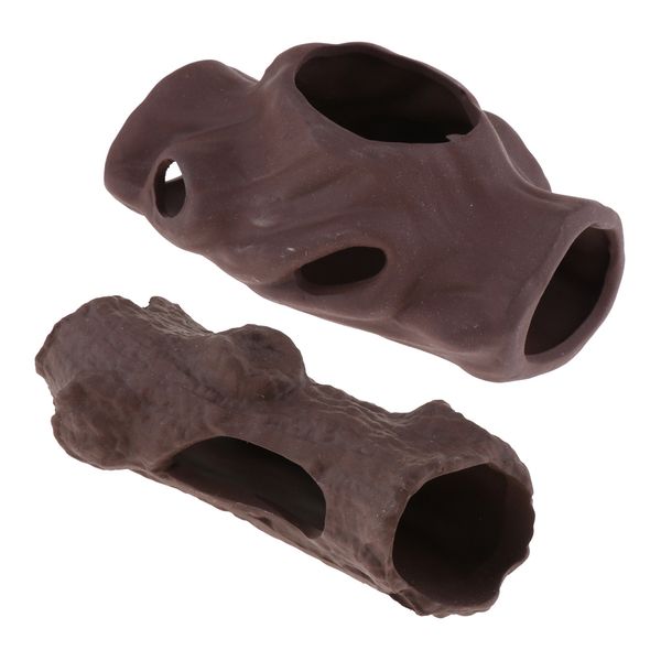 2 pieces aquarium breeding cave great for fish tank aquarium decor