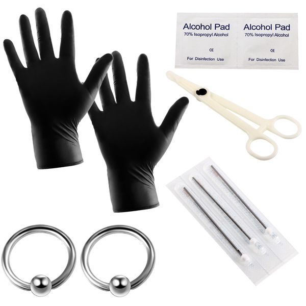 10pcs/lot pro body piercing kits puncture with ear nose eyebrow sets plier piercings clamp steel needles tool kits body jewelry, Slivery;golden
10pcs/lot pro body piercing kits puncture with ear nose eyebrow sets plier piercings clamp steel needles tool kits body jewelry, Slivery;golden