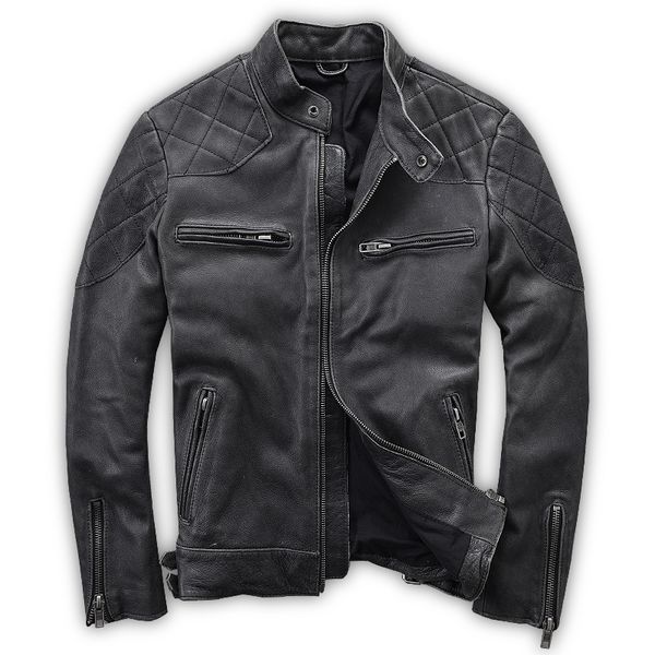genuine cowhide winter slim fit leather motorcycle coat vintage black men biker leather jacket plus size xxxl
genuine cowhide winter slim fit leather motorcycle coat vintage black men biker leather jacket plus size xxxl