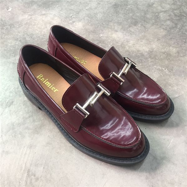 2020 metal buckle decoration oxford shoes woman patent leather moccasins flats ladies girls casual loafers espadrilles creepers, Black
2020 metal buckle decoration oxford shoes woman patent leather moccasins flats ladies girls casual loafers espadrilles creepers, Black