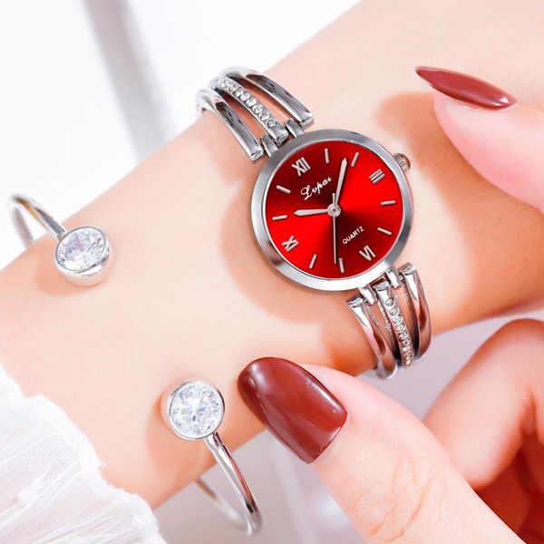 fashion bracelet watch women exquisite women's watch simple alloy ladies quartz casual watches gift versatile montre q4, Slivery;brown
fashion bracelet watch women exquisite women's watch simple alloy ladies quartz casual watches gift versatile montre q4, Slivery;brown