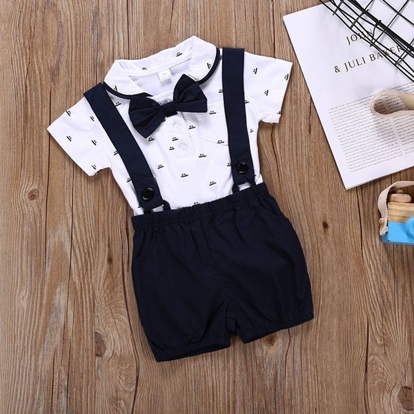 2019 lovely 2pcs baby infant boys short sleeve romper clothes toddler pants set outfits dropshipping baby clothes, White
2019 lovely 2pcs baby infant boys short sleeve romper clothes toddler pants set outfits dropshipping baby clothes, White