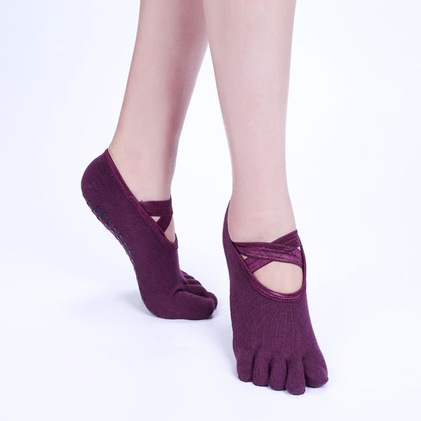 women yoga backless five toe anti-slip ankle grip socks dots pilates fitness gym socks ladies sports dance ballet, Black
women yoga backless five toe anti-slip ankle grip socks dots pilates fitness gym socks ladies sports dance ballet, Black