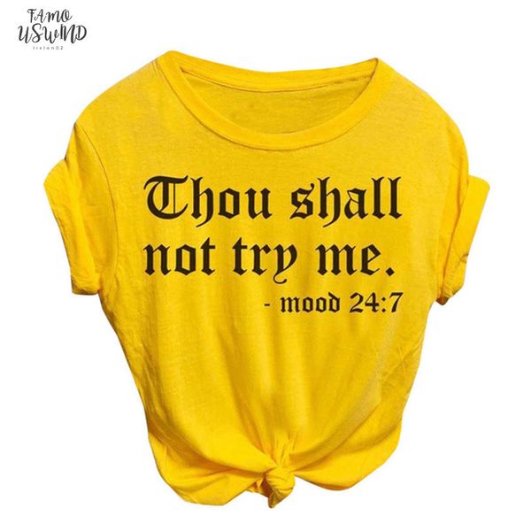 2020 summer women casual loose t shirt o neck short sleeved flutter sleeve printed letter thou shall not try me tshirt, White
2020 summer women casual loose t shirt o neck short sleeved flutter sleeve printed letter thou shall not try me tshirt, White