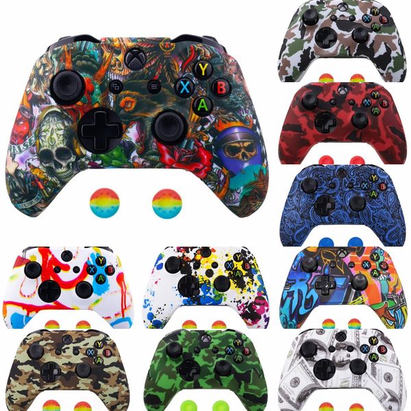 ziuir for xbox one 2 x controller case soft analog cases comfortable gamepad skin printing rubber joystick cover & s silicone caps
ziuir for xbox one 2 x controller case soft analog cases comfortable gamepad skin printing rubber joystick cover & s silicone caps