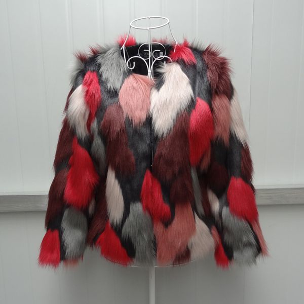new europe fashion women's faux fur coat winter jacket mixed color cardigan jackets lady's slim short outwear coats c4846, Black
new europe fashion women's faux fur coat winter jacket mixed color cardigan jackets lady's slim short outwear coats c4846, Black