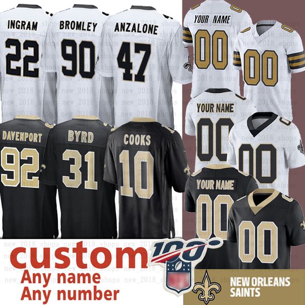 20 janoris jenkins brees custom jersey demario davis wil lutz teddy bridgewater erik mccoy 87 jared cook chauncey gardner-johnson, Black;red 
20 janoris jenkins brees custom jersey demario davis wil lutz teddy bridgewater erik mccoy 87 jared cook chauncey gardner-johnson, Black;red