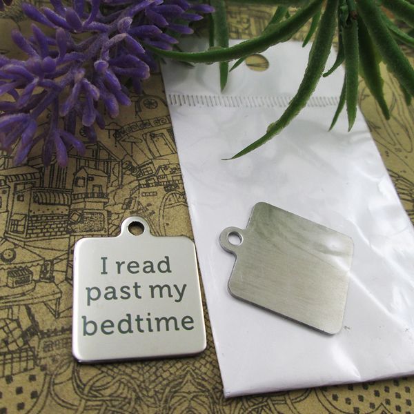 40pcs--"i read past my bedtime"stainless steel charms more style for choosing diy charms pendants for necklace, Bronze;silver
40pcs--"i read past my bedtime"stainless steel charms more style for choosing diy charms pendants for necklace, Bronze;silver