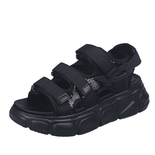 plus size 40 sandals women's thick bottom muffin flat open toe 2020 summer casual beach shoes, Black
plus size 40 sandals women's thick bottom muffin flat open toe 2020 summer casual beach shoes, Black