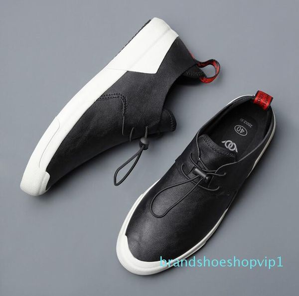 2019 spring autumn new simple style fashion men lace-up leather casual shoes trend shoes cool loafers, Black
2019 spring autumn new simple style fashion men lace-up leather casual shoes trend shoes cool loafers, Black
