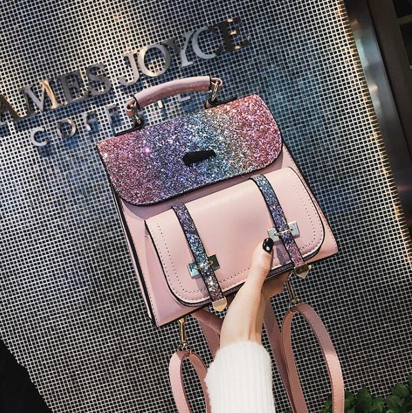 backpack female 2020 new fashion student backpack korean sequin travel school bag trend bags shoulder shoulder bag messenger bag
backpack female 2020 new fashion student backpack korean sequin travel school bag trend bags shoulder shoulder bag messenger bag