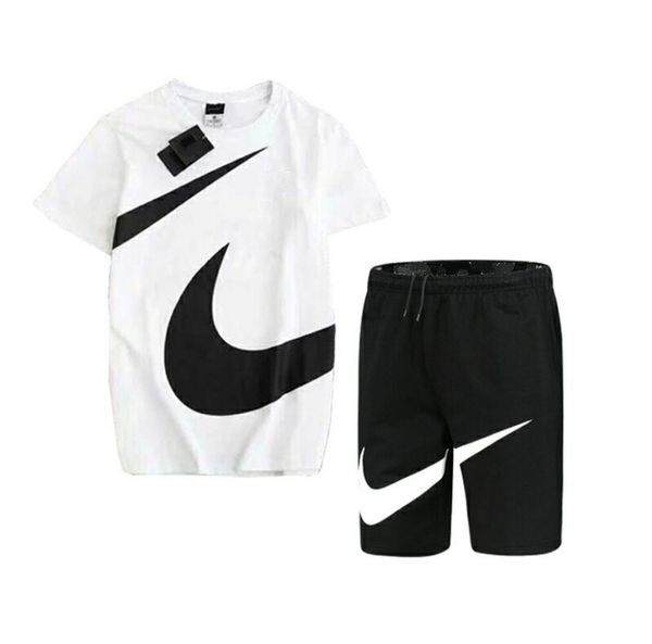 designer men's clothing summer fashion trend sports short-sleeved suit with printed pattern men's casual clothing in black and whi, Gray
designer men's clothing summer fashion trend sports short-sleeved suit with printed pattern men's casual clothing in black and whi, Gray