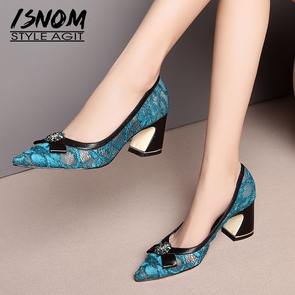 isnom mesh pumps women pointed toe footwear crystal leather party high heels shoes female shallow shoes woman summer 2019 new, Black
isnom mesh pumps women pointed toe footwear crystal leather party high heels shoes female shallow shoes woman summer 2019 new, Black