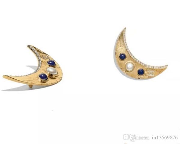 fashion luxury women's female's ladies stamped pearl moon gold brooches pins with box ing, Gray
fashion luxury women's female's ladies stamped pearl moon gold brooches pins with box ing, Gray