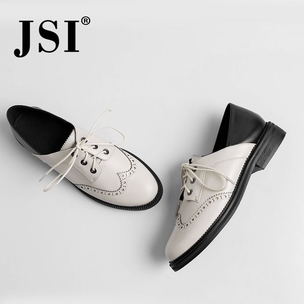 jsi women shoes round toe lace-up shallow oxfords genuine leather ladies flats spring autumn solid fashion women shoes jo349, Black
jsi women shoes round toe lace-up shallow oxfords genuine leather ladies flats spring autumn solid fashion women shoes jo349, Black