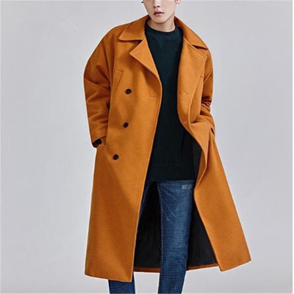 plus size 2018 korean style loose mens coats overcoats fashion winter dress coat mens pockets, Black
plus size 2018 korean style loose mens coats overcoats fashion winter dress coat mens pockets, Black