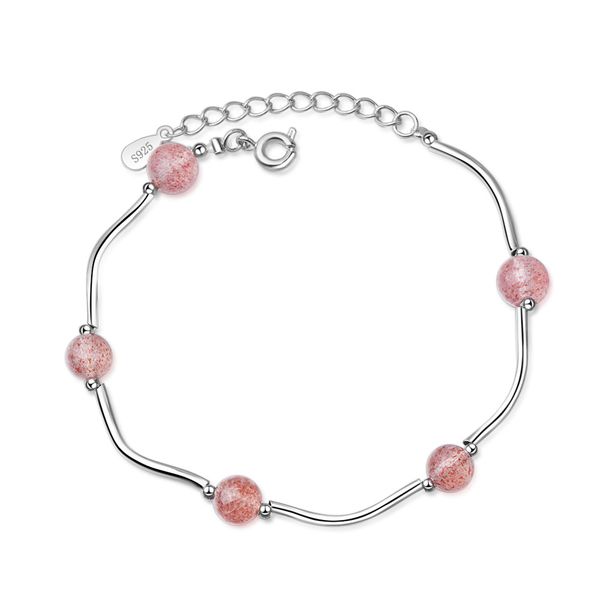 wholesale pink strawberry quartz rhinestone 925 sterling silver female bracelets jewelry girls choker charms drop shipping, Black
wholesale pink strawberry quartz rhinestone 925 sterling silver female bracelets jewelry girls choker charms drop shipping, Black