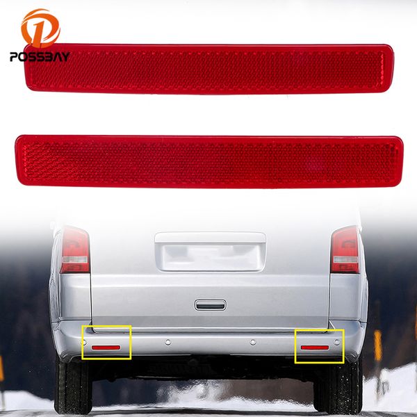 possbay tail warning lights for vw caravelle (t5) 2003-2015 car rear bumper reflector red lens reflective stickers
possbay tail warning lights for vw caravelle (t5) 2003-2015 car rear bumper reflector red lens reflective stickers
