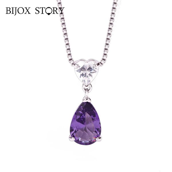 bijox story new 925 sterling silver jewelry necklace with water drop shape sapphire amethyst gemstone pendant for women wedding
bijox story new 925 sterling silver jewelry necklace with water drop shape sapphire amethyst gemstone pendant for women wedding