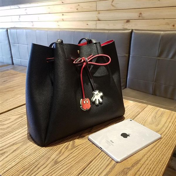 mouse lady fashion bag shoulder pu handbag high capacity leisure drawstring satchel
mouse lady fashion bag shoulder pu handbag high capacity leisure drawstring satchel