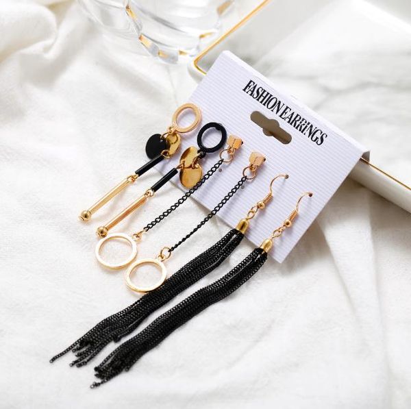 wholesale- of european and american earrings earrings irregular gold 4 pairs of earrings set, Golden;silver
wholesale- of european and american earrings earrings irregular gold 4 pairs of earrings set, Golden;silver