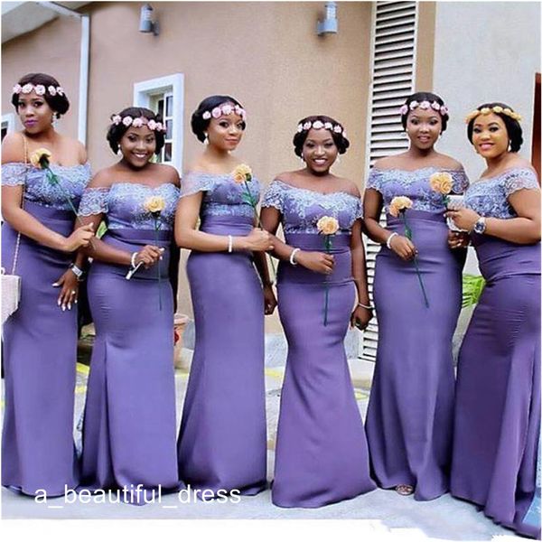 purple mermaid off shoulders bridesmaid dresses lace bodice plus size custom made backless fitted prombridesmaid dress, White;pink
purple mermaid off shoulders bridesmaid dresses lace bodice plus size custom made backless fitted prombridesmaid dress, White;pink