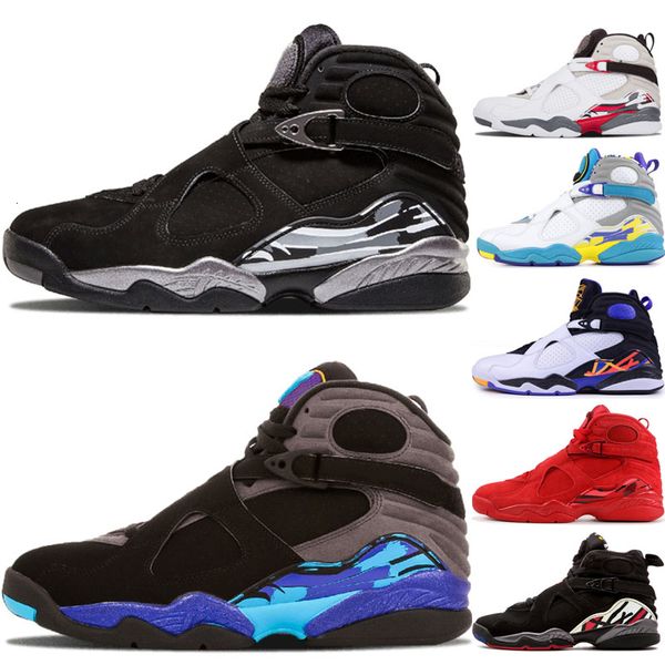 fashion 8 men aqua playoff chrome basketball shoes mens 8s valentines day playoff three peat countdown pack sports sneakers us 7-12 shoes, Black
fashion 8 men aqua playoff chrome basketball shoes mens 8s valentines day playoff three peat countdown pack sports sneakers us 7-12 shoes, Black