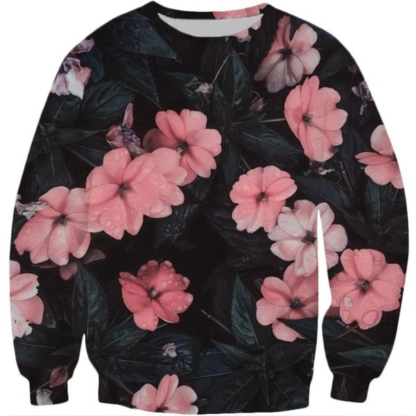 beautiful 3d flower pattern all printed sweatshirt men / women harajuku long sleeve sweatshirt casual pullover, Black
beautiful 3d flower pattern all printed sweatshirt men / women harajuku long sleeve sweatshirt casual pullover, Black