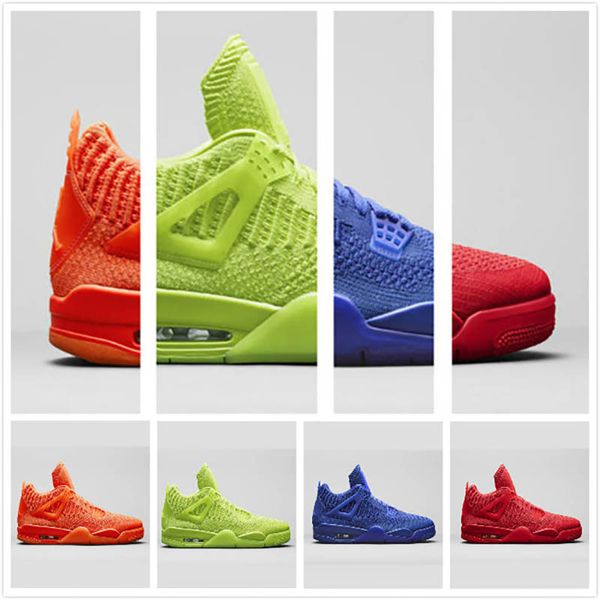 2019 New Basketball Shoes 4 4s Fluorescent Green Red Blue Orange Breathable Fly Sports Shoe Knit Designer Comfortable Sneakers With Box
2019 New Basketball Shoes 4 4s Fluorescent Green Red Blue Orange Breathable Fly Sports Shoe Knit Designer Comfortable Sneakers With Box