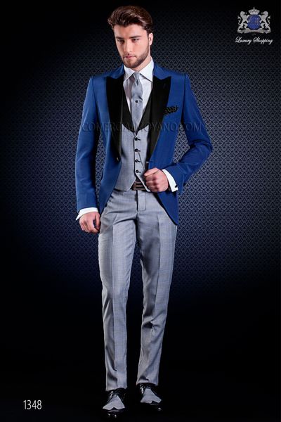fashionable one button groomsmen peak lapel groom tuxedos men suits wedding/prom/dinner man blazer(jacket+pants+tie+vest) 577, Black;gray
fashionable one button groomsmen peak lapel groom tuxedos men suits wedding/prom/dinner man blazer(jacket+pants+tie+vest) 577, Black;gray