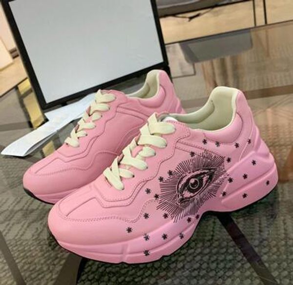 2019 mens women casual shoes rhyton vintage trainer sneakers fluorescent color leather sports dance dad shoes sports oversize trainers 64, Black
2019 mens women casual shoes rhyton vintage trainer sneakers fluorescent color leather sports dance dad shoes sports oversize trainers 64, Black