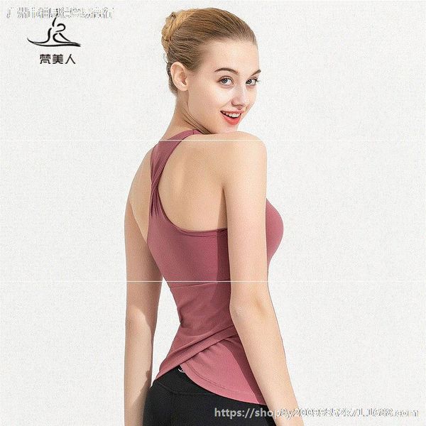 with sports autumn bare sense beauty back new style 2020 yoga clothes blouses fashion vest chest pad, White;black
with sports autumn bare sense beauty back new style 2020 yoga clothes blouses fashion vest chest pad, White;black