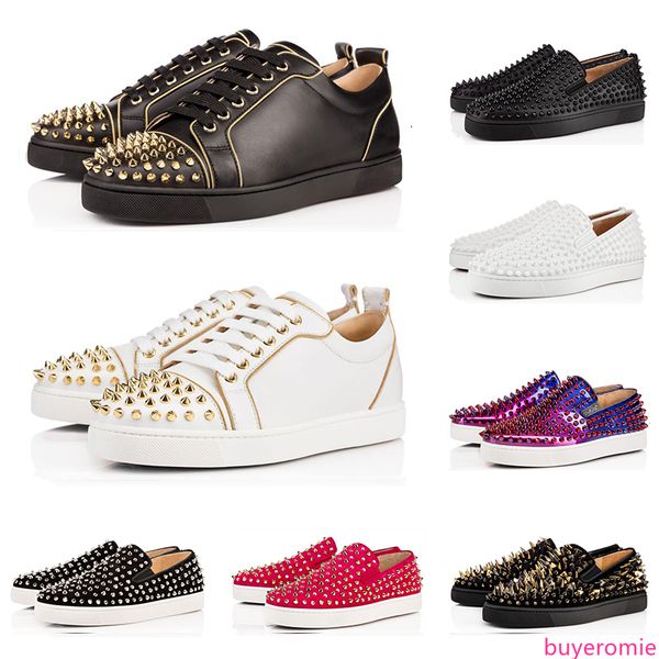 designer fashion luxury s studded spikes flats shoes for men women black shining party lovers casual sneakers sale online
designer fashion luxury s studded spikes flats shoes for men women black shining party lovers casual sneakers sale online