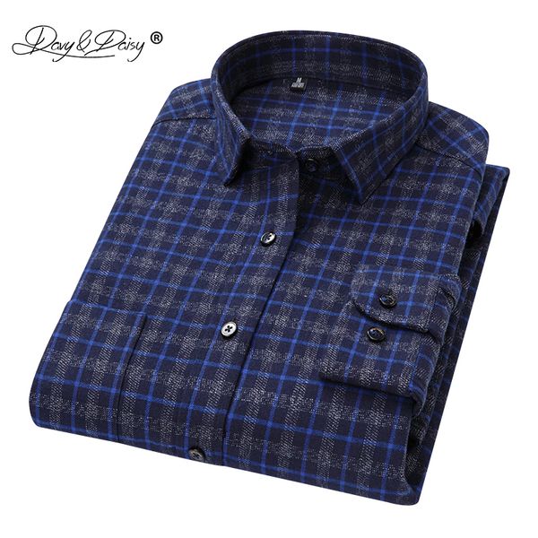 davydaisy 2019 new arrival autumn winter men shirts long sleeve 100% cotton classical man plaid causal shirt ds265, White;black
davydaisy 2019 new arrival autumn winter men shirts long sleeve 100% cotton classical man plaid causal shirt ds265, White;black