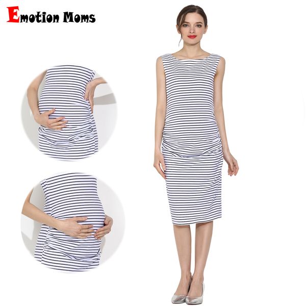 emotion moms summer pregnant dress sleeveless pregnancy clothes casual summer stripe cotton maternity mama knee-length dress, Black;pink
emotion moms summer pregnant dress sleeveless pregnancy clothes casual summer stripe cotton maternity mama knee-length dress, Black;pink